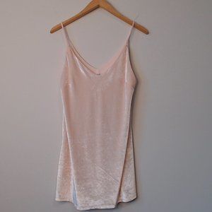 Pink Velvet Dress